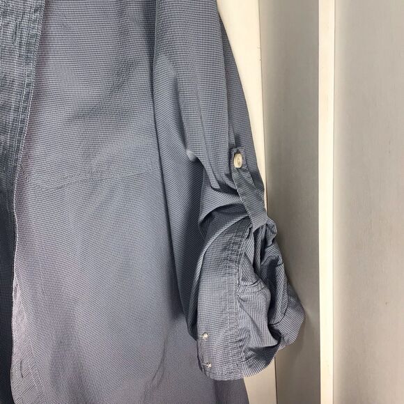 Eddie Bauer Shirt Men's TXL Blue Classic Fit Travex Hiking Camping Outdoor - Picture 6 of 16